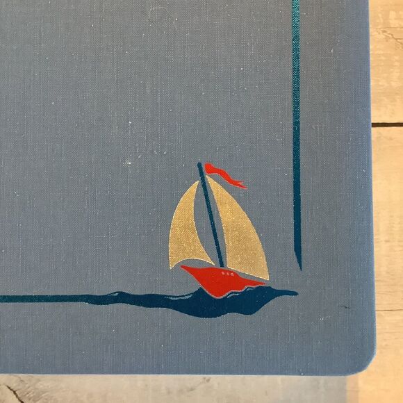 Creative Memories 8 X 10 Blue Sailboat Reflections Scrapbook Album 15 Pages READ - Picture 2 of 13